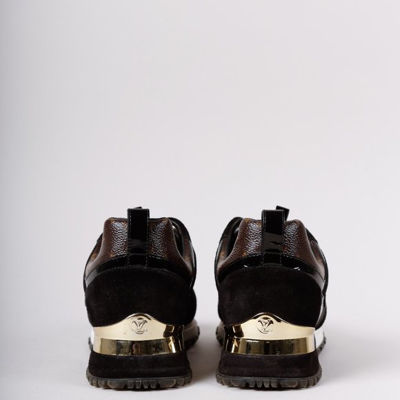 Louis Vuitton Black and Gold Women's Sneakers - Picture 3 of 10